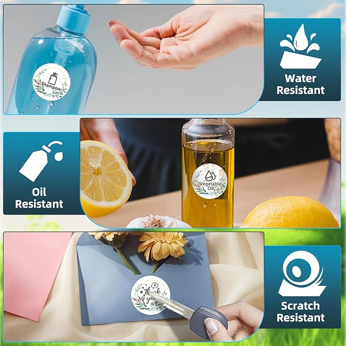 2x2 Round Thermal Labels A-DeskLoop Office