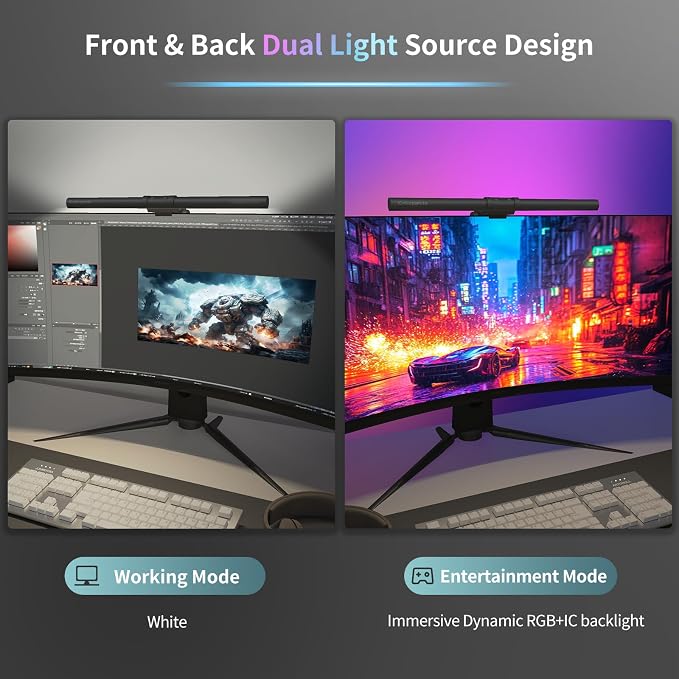 Monitor Light Bar, USB Reading LED Task Lamp - Image 2