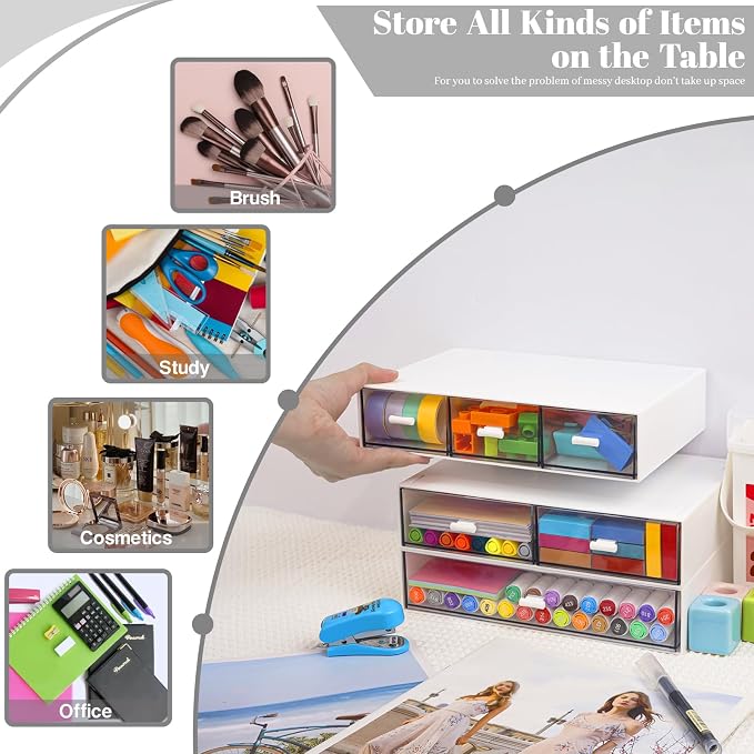 3 Tier Stackable Desk Organizer - Image 5