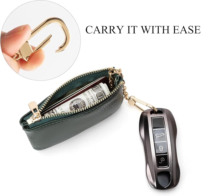 Full Grain Leather Coin Purse - Image 7
