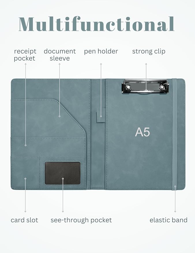 Mymazn Small Padfolio Clipboard Folder - Image 5
