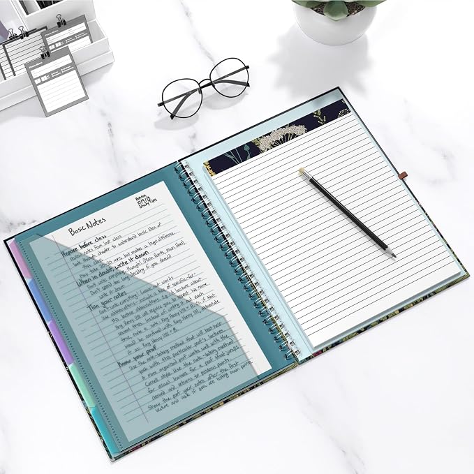 Hongri Clipboard Folio with Refillable Lined Notepad, 8.5 x 11 Folders with - Image 7