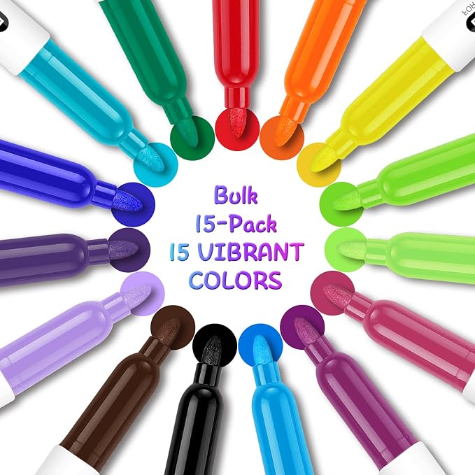 SFAIH Fine Tip Dry Erase Markers - Image 2