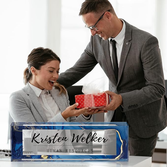 Gowelly Office Desk Name Plate Personalized |Custom Name Plates - Image 5
