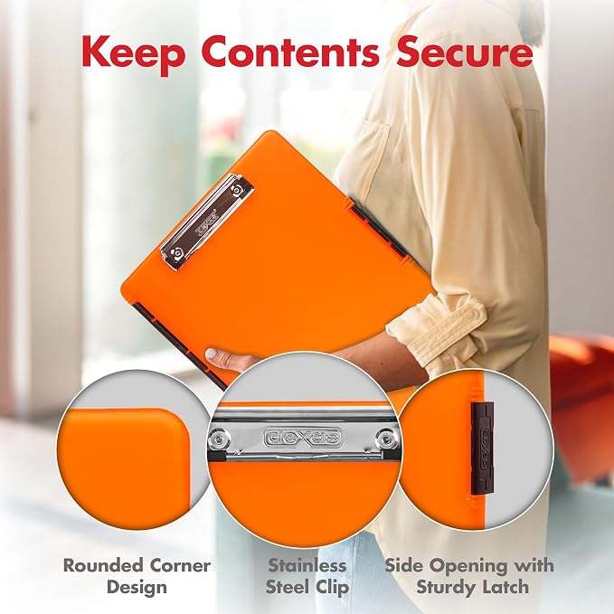 Dexas Slimcase 2 Plastic Clipboard - Image 5
