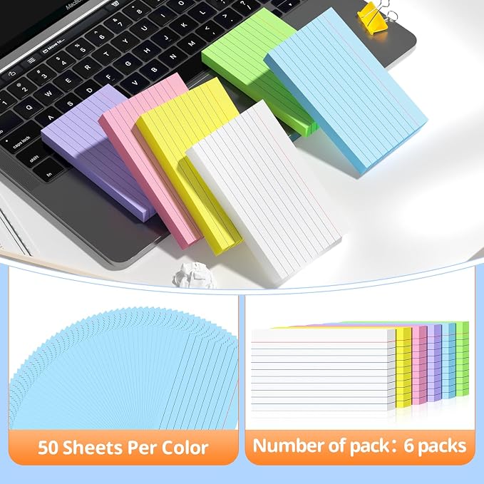 Colored Index Cards 3 X 5, Flash Cards - Image 5