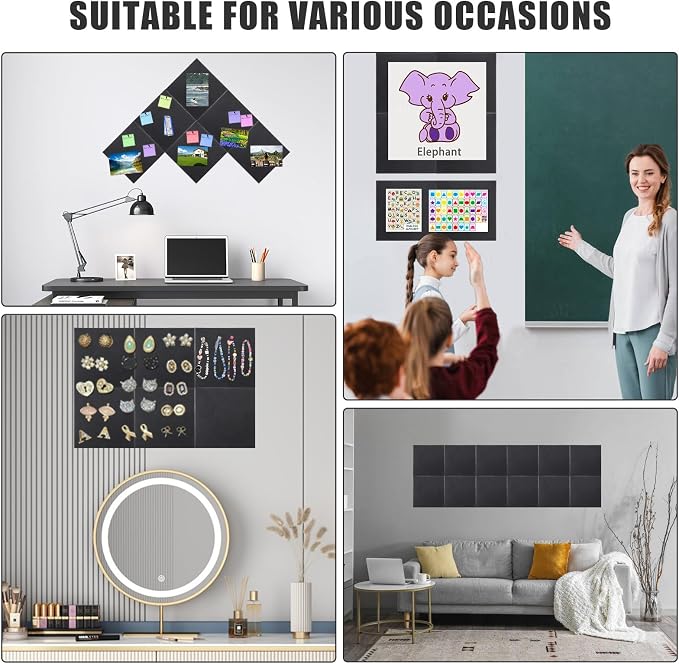 Large Cork Board Alternative 36" X 24" Bulletin Board - Image 3