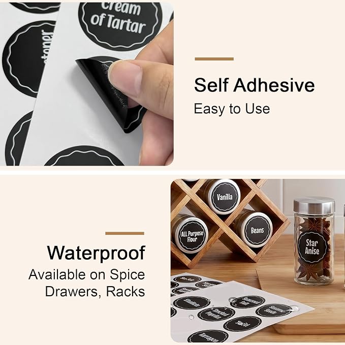 Aixoom 144PCS Spice Labels Stickers - Image 6