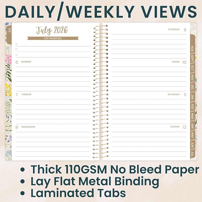 bloom daily planners 2026-2027 Academic Year Pocket Planner 13 Months - Image 2
