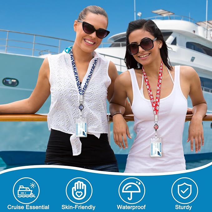 4 Pack Cruise Lanyard for Ship Cards Lanyards - Image 6