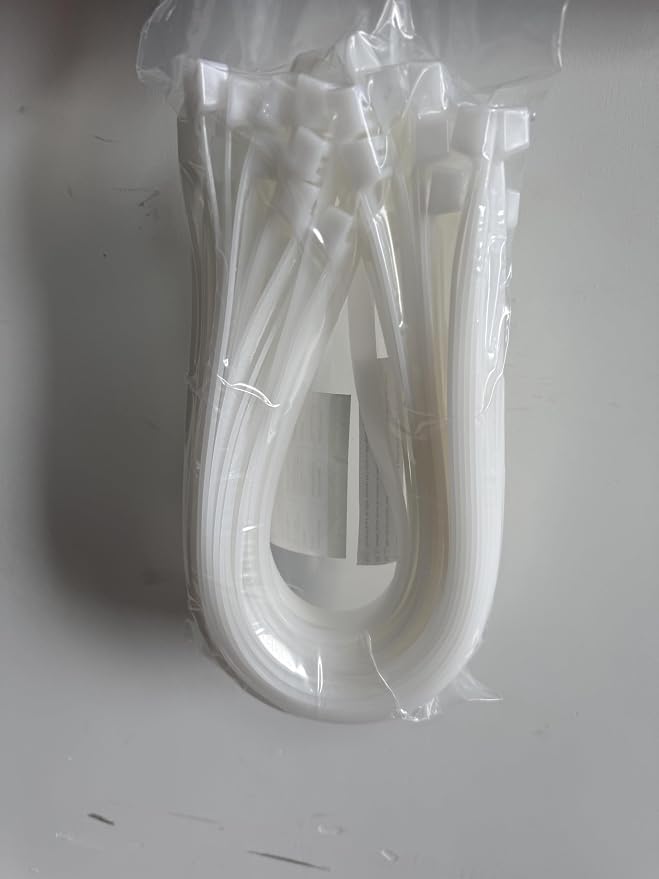 XINGO 60 inch White Long Zip Ties Heavy Duty 20 PCS, 250 lbs Ultra Strong - Image 4