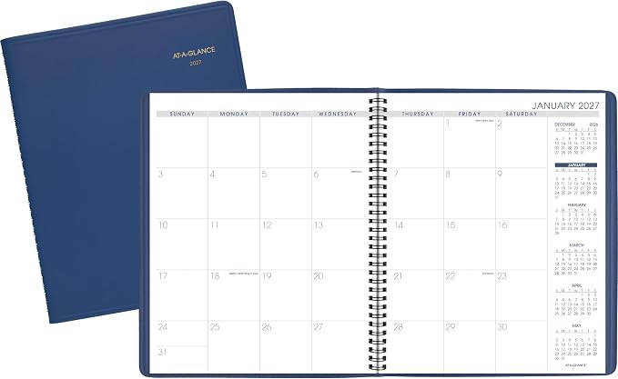 AT-A-GLANCE 2027 Planner, 15-Month Jan-Mar, Unruled Daily Blocks - Image 9