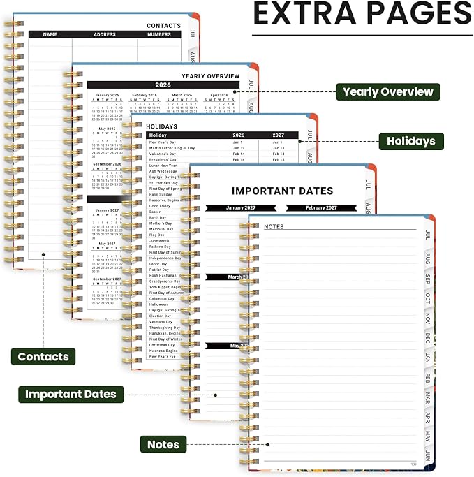Planner 2026-2027, Monthly and Weekly Academic Planner July 2026 - Image 5