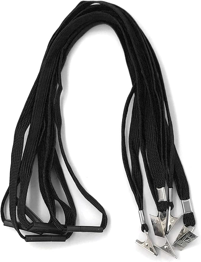 Beebel Black Lanyards 50Pack Breakaway Lanyard Comfortable Neck Straps Premium - Image 5