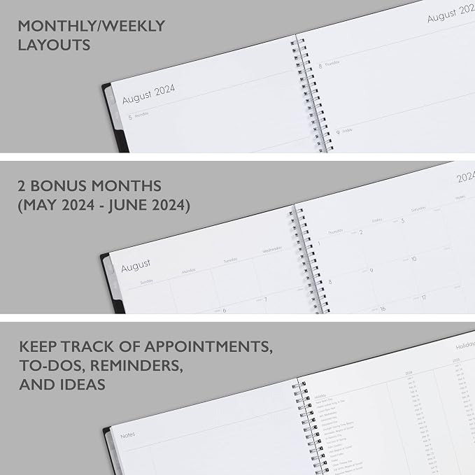 Blue Sky 2024-2025 Academic Year Weekly and Monthly Planner, July 2024 - Image 3