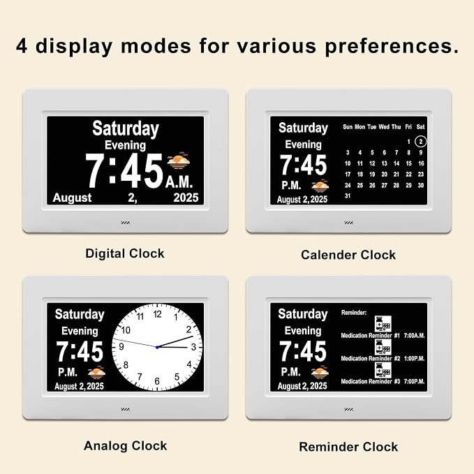 SSYA Dementia Clocks with Day and Date - Image 4