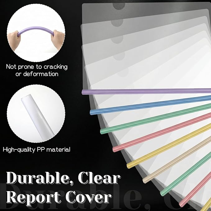 100 Pack Clear Report Covers - Image 3