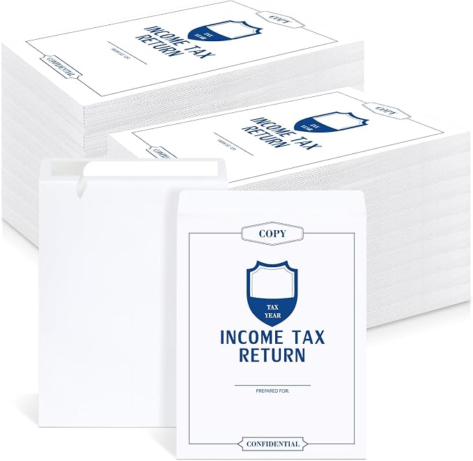 chiazllta 100Pcs Income Tax Return Envelope by chiazllta