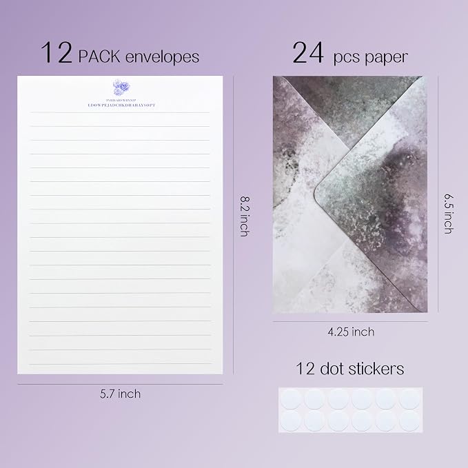 Tuhangcc Stationary Paper Set Minimalism - Image 4