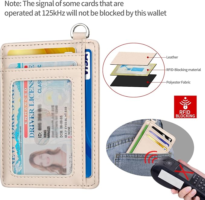 Slim Minimalist Front Pocket Wallet, RFID Blocking Credit Card Holder Wallet - Image 4
