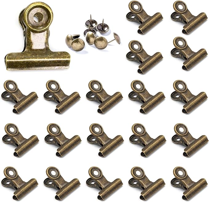 YUCHIYA 20 Pack Metal Clips by YUCHIYA