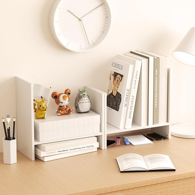 Desk Shelves Wood Desktop Orgnizer Shelf. Office Organization - Image 3