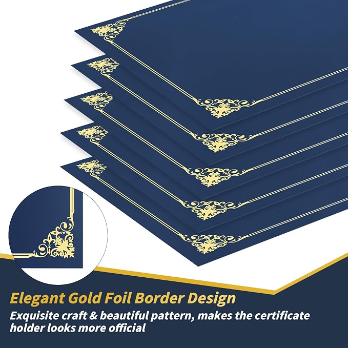 80 Pcs Certificate Holders Bulk, Document Covers - Image 3