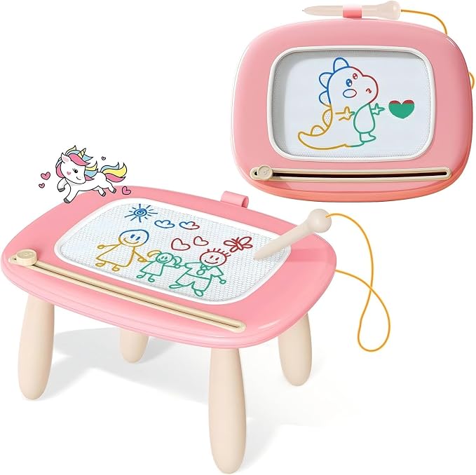 Kikidex Magnetic Drawing Board, Toddler Girl Toys by Kikidex