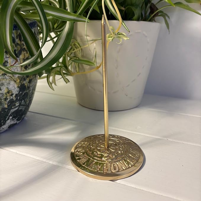 Solid Brass Vintage Receipt Spike – Heavy Duty Bill Fork Holder, Classic Paper - Image 8