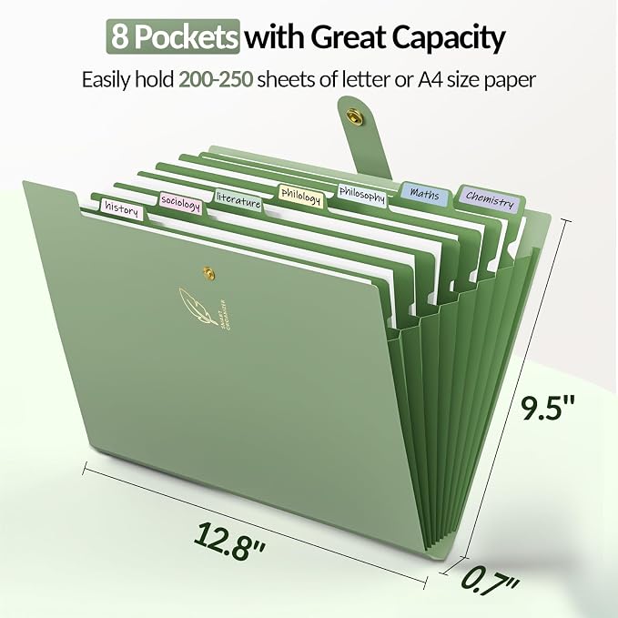 Sooez File Folders Organizer, Folders - Image 4