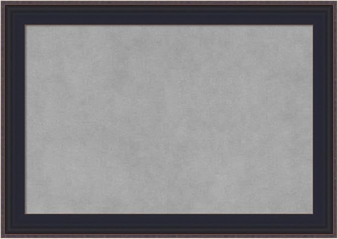 Amanti Art Black Framed Magnetic Board 15x21 Small Vision Board by AmantiArt