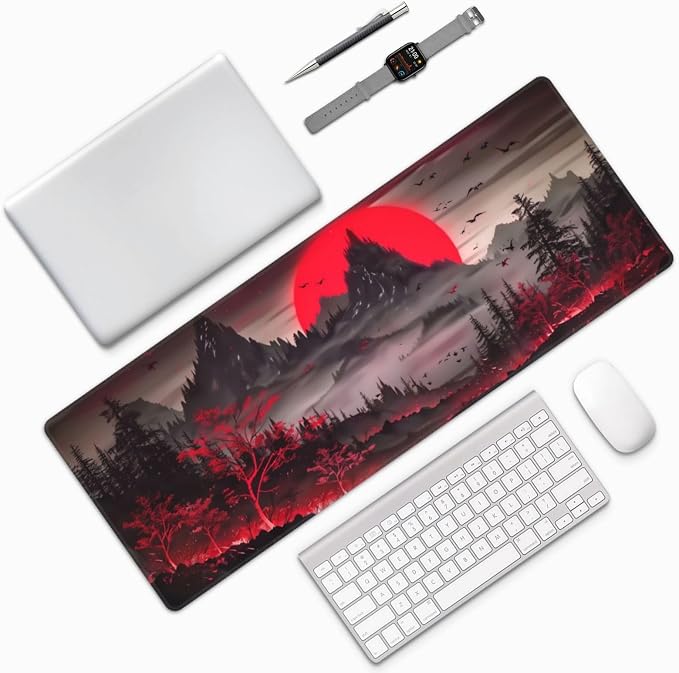 Extended Gaming Mouse Pad, Large Desk Mat XL Anime Mouse Pad Waterproof - Image 9