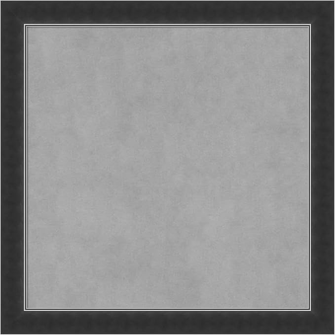 Amanti Art Black Framed Magnetic Board 23x23 Medium Vision Board by AmantiArt