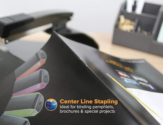 Bostitch Office No-Jam Booklet Stapler, 20 Sheets, No-Jam Technology - Image 3