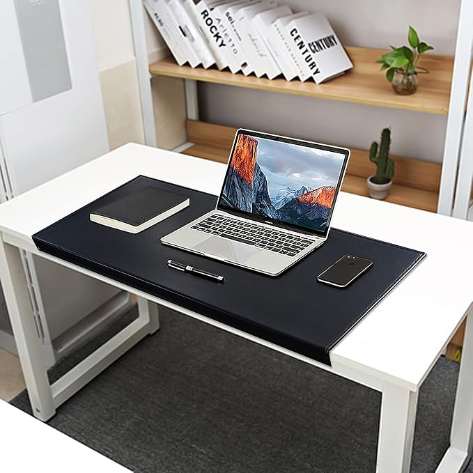 AKOZLIN 31.5"x15.8" Soft PU Leather Surface Office Desk Mouse Mat Pad - Image 8