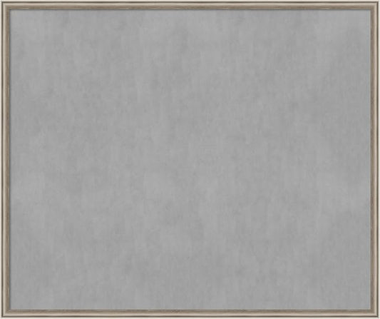Amanti Art Silver Framed Magnetic Board 42x50 Oversize Vision Board by AmantiArt