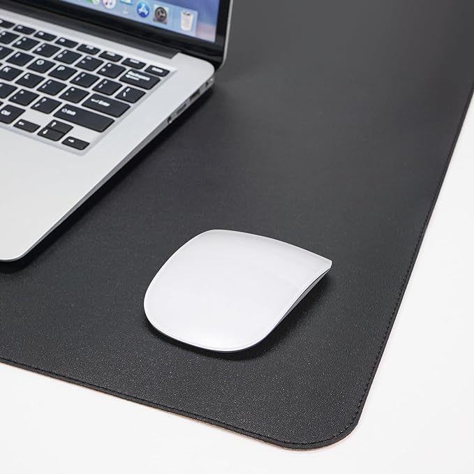 AFIING Leather Desk Pad Protector, Office Desk Mat, Large Mouse Pad, Desk mat - Image 5