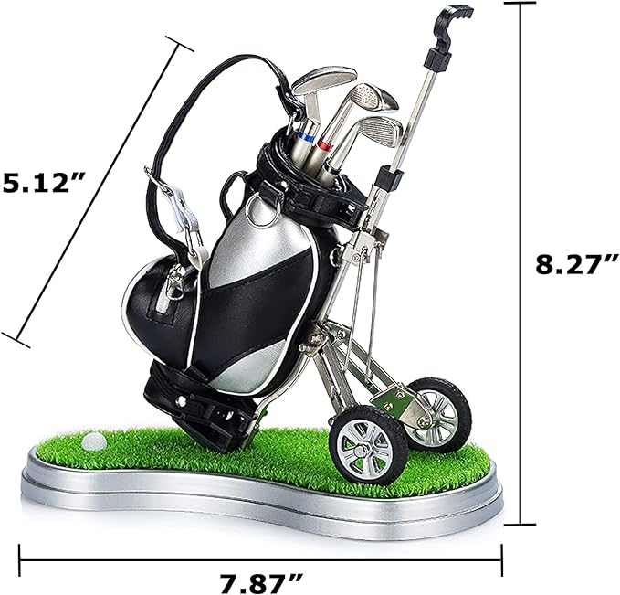 Gifts for Men, Golf Pen Holder Desk Accessories for Men Women Golfers, Birthday Graduation Gifts for Him Her, Dad Gifts for Dad Husband from Daughter Son Wife, Funny Home Office Decor Gadgets for Boss-DeskLoop Office