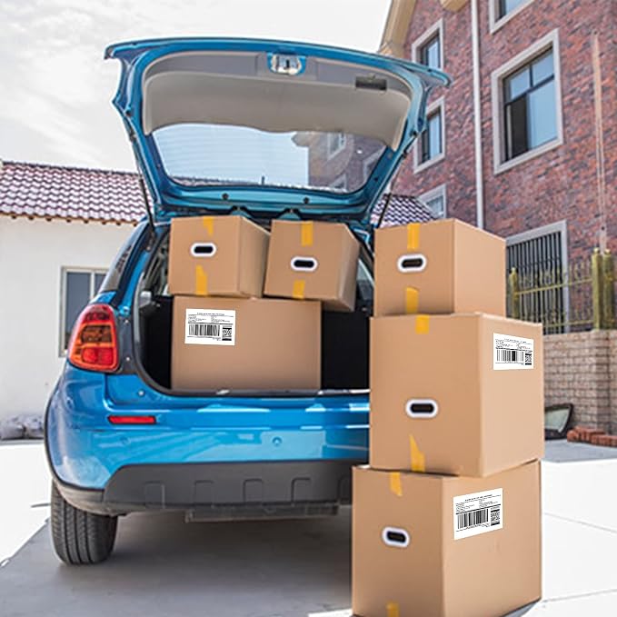 12 Rolls 6000 Pcs 4"x3" 3-Proof Direct Thermal Shipping Labels 1" Core - Image 6