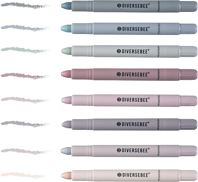 DIVERSEBEE Bible Highlighters and Pens No Bleed, 8 Pack Assorted Colors Gel - Image 2