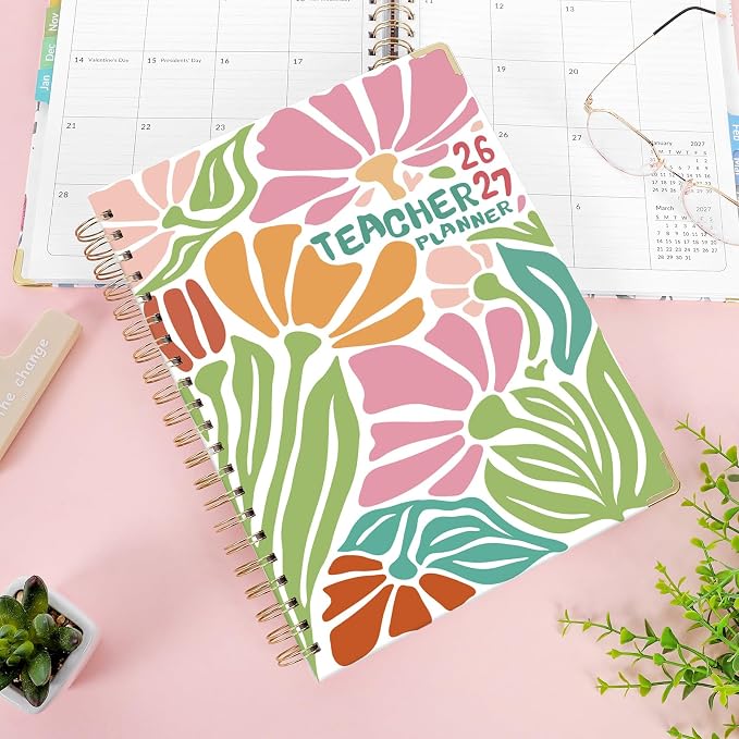 SKYDUE Teacher Planner 2026-2027 Academic Year, 8.5" x 11" Deluxe Teacher - Image 7