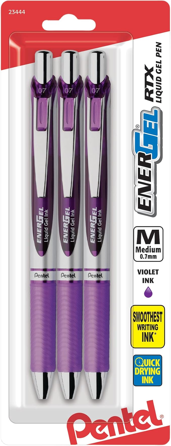 Pentel 756260 EnerGel RTX Retractable Gel Pens Medium - Image 2