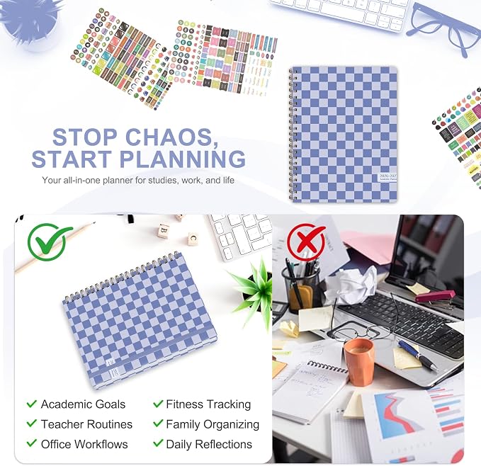 Planner 2026-2027, Weekly and Monthly Academic Year Calendar Planner, July 2026 - Image 6
