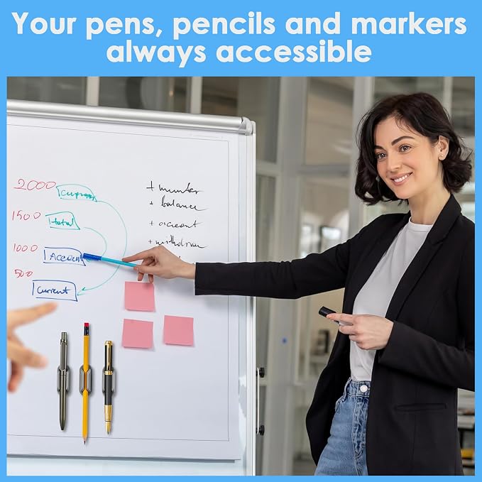 VZZNN 20 PCS Adhesive Pencil Holders - Image 2