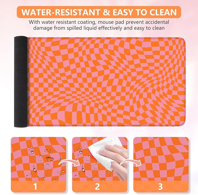 iCasso XXL Large Mouse Pad for Desk, Anti-Slip Big Mousepad - Image 4
