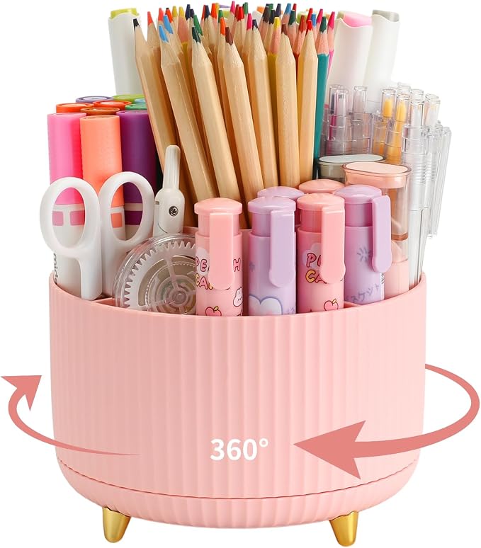 Camelmother 360°Rotating Pen&Pencil Holder by Camelmother