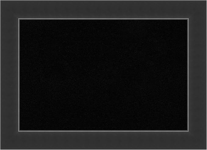 Amanti Art Black Cork Board for Wall, 21x29 Vision Board with Black Wood Frame, Medium Corkboard Office Decor for Home Organization, Modern Corkboard Pinboard to Display Items for Home Organization-DeskLoop Office