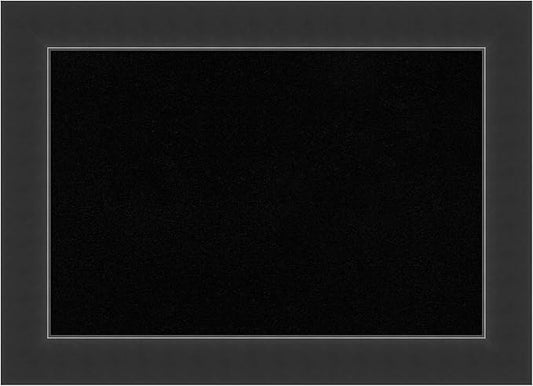 Amanti Art Black Cork Board for Wall, 21x29 Vision Board with Black Wood Frame, Medium Corkboard Office Decor for Home Organization, Modern Corkboard Pinboard to Display Items for Home Organization-DeskLoop Office