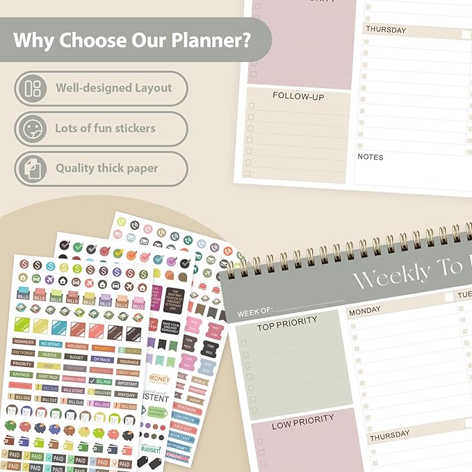 Weekly To Do List Notepad, Undated Planner - Image 6