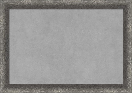 Amanti Art Grey Framed Magnetic Board 14x20 Small Vision Board by AmantiArt